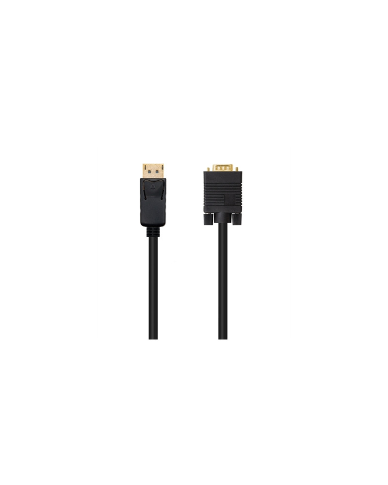 Nanocable Cable Conversor DP a VGA negro, 2 M
