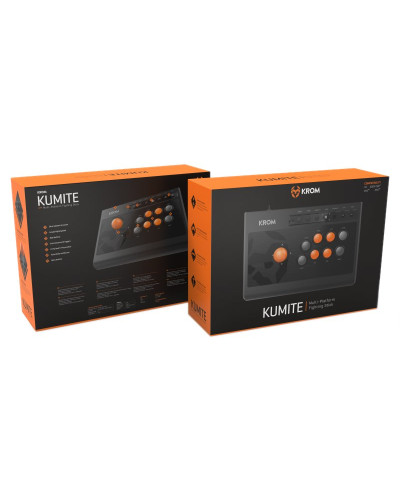 Krom Gamepad Arcade Kumite Multiplataforma