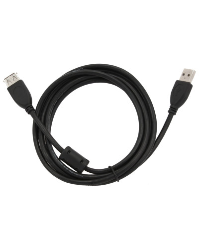 Gembird Cable USB 2.0  A/M-A/H 1,8 Mts Ngr Ferr
