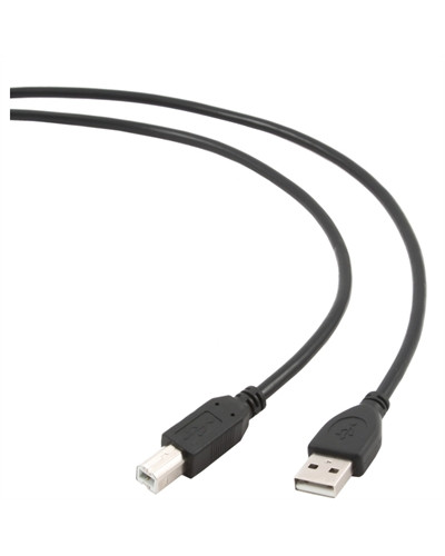 Gembird Cable USB 2.0 Tipo A/M-B/M 1.8 Mts Negro