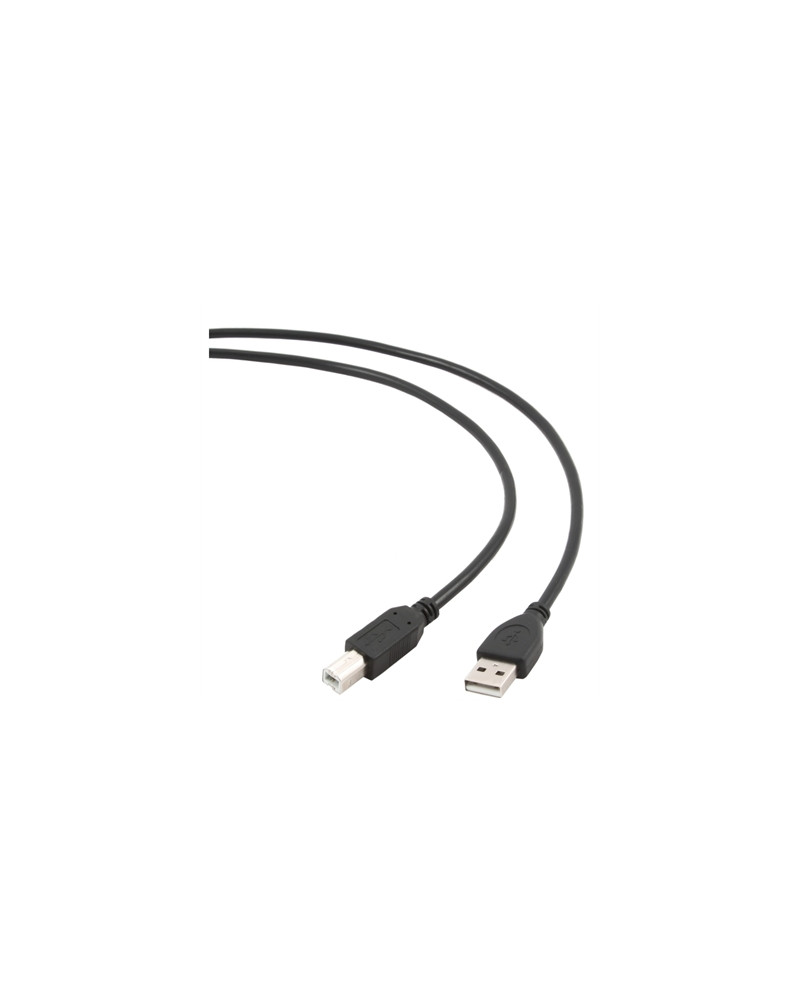 Gembird Cable USB 2.0 Tipo A/M-B/M 1.8 Mts Negro