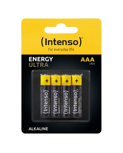 Intenso Pila Alcalina energy ultra AAALR03 Pack-4