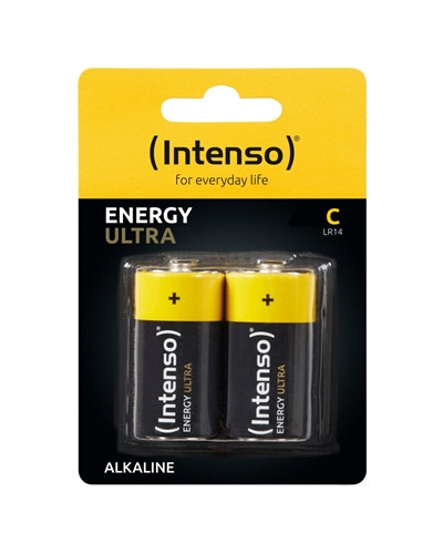 Intenso Pila Alcalina energy ultra CLR14 Pack-2