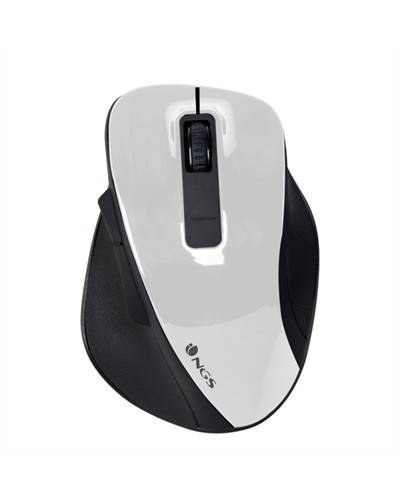 NGS Ratón Inalámbrico 2.4 GHz BOWWHITE 16000DPI Bl