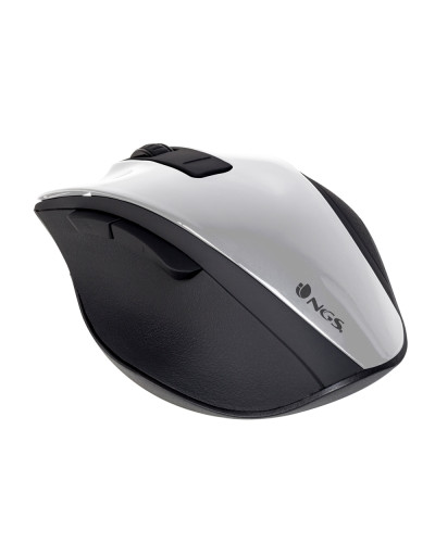NGS Ratón Inalámbrico 2.4 GHz BOWWHITE 16000DPI Bl