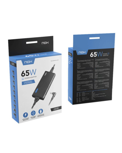 Nox Cargador para portátil 65W USB
