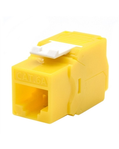 WP Keystone Cat. 6a UTP RJ45/Hembra Amarillo