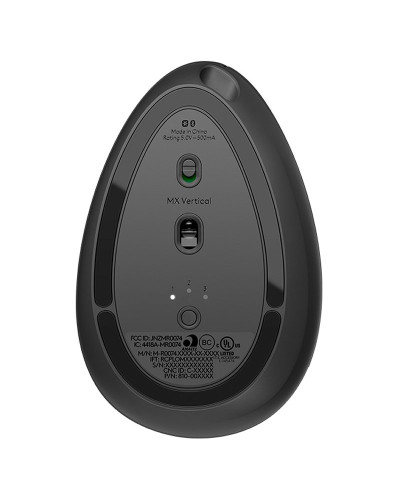 Logitech MX Vertical Ratón ergonómico Negro