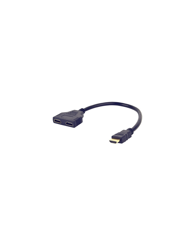 Gembird Cable Adaptador HDMIM a 2xHDMIH 0.2Mts