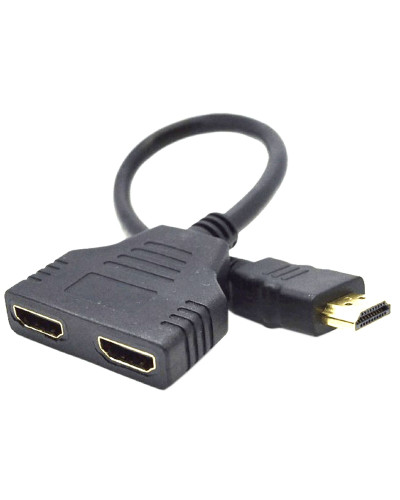 Gembird Cable Adaptador HDMIM a 2xHDMIH 0.2Mts