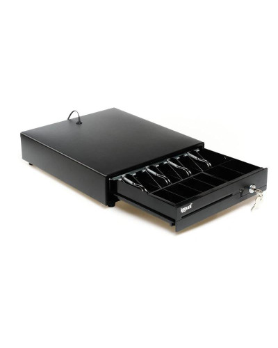 iggual Cajón Portamonedas IRON-10 38cm 4+6 negro