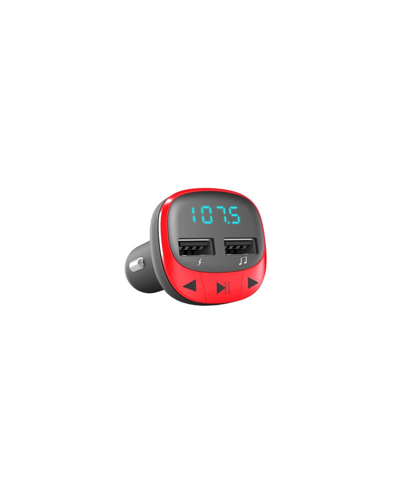 Energy sistem Car Transmitter FM Red microSD,MP3