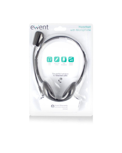 EWENT EW3563 Auriculares+ Micrófono Stéreo
