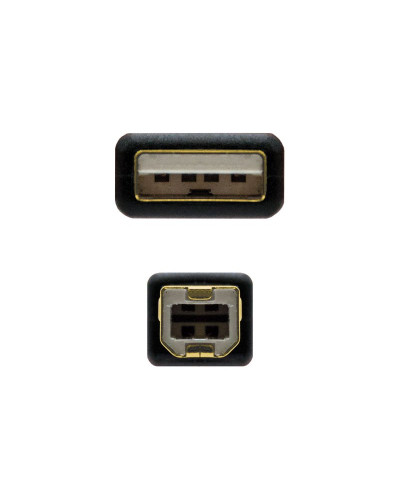 Nanocable Cable USB 2.0 Impresora  Ferrita 5 M
