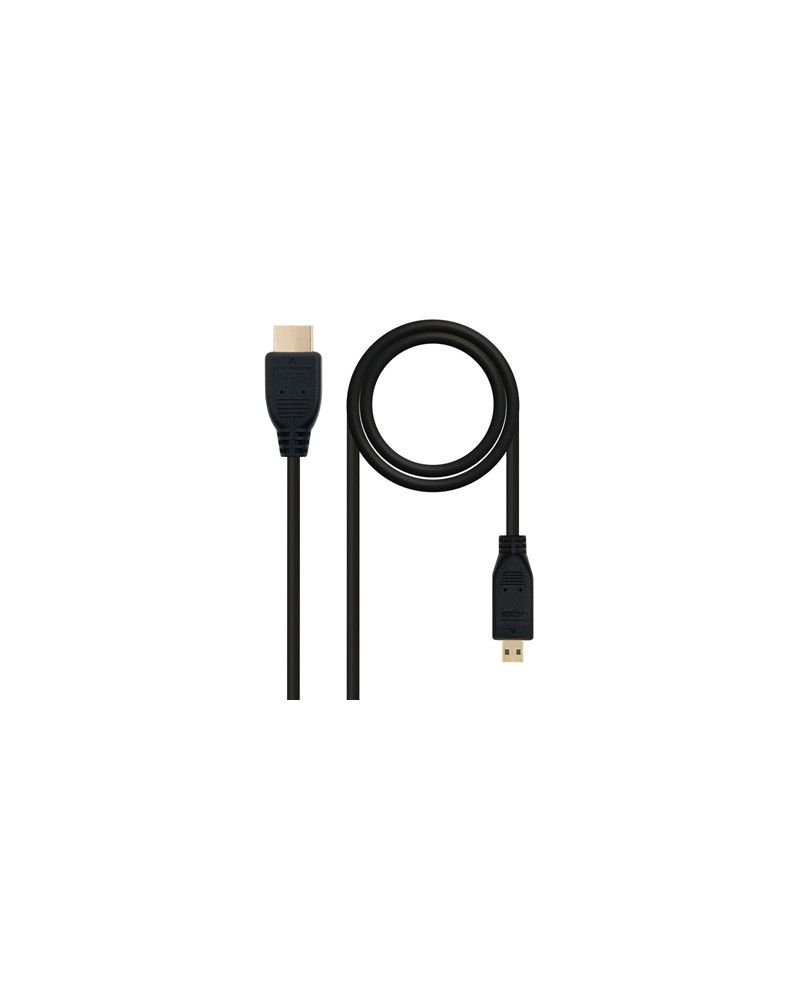 Nanocable Cable Micro HDMI 1.4  A/M-D/M 0.8 M