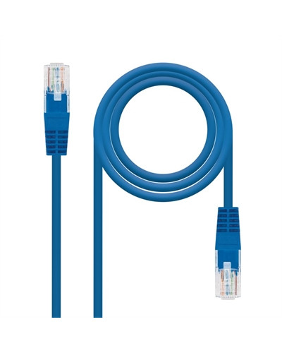 Nanocable Latiguillo RJ45 CAT.6 UTP Azul, 3.0 M