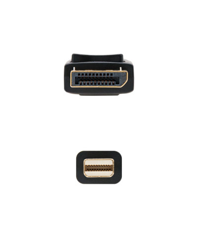Nanocable Mini DP/Displayport, Mini DP/M-DP/M, 2 M