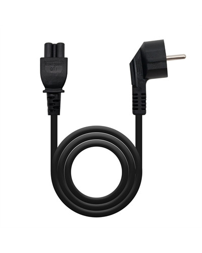 Nanocable Cable Alim. trébol, CEE7 /M-C5/H, 1.5m
