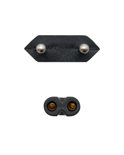 Nanocable Cable Alim. forma 8 CEE7/16/M-C7/H, 1.5m