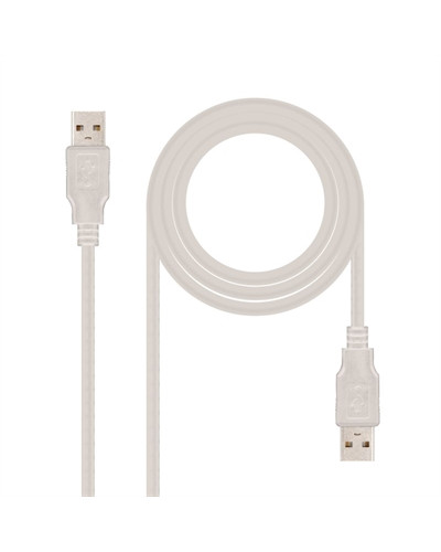 Nanocable Cable USB 2.0, Tipo A/M-A/M, 2.0 m