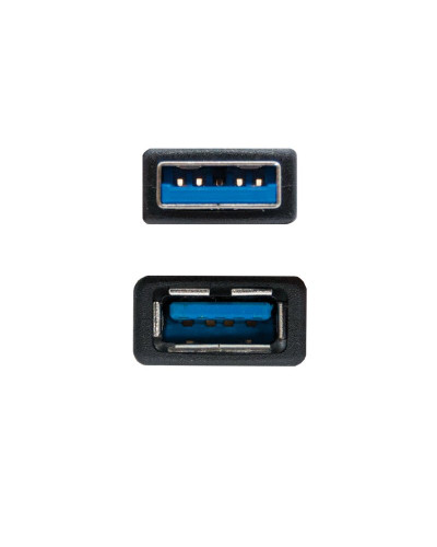 Nanocable Cable USB 3.0 Tipo A/M-A/H Negro 1.0 m