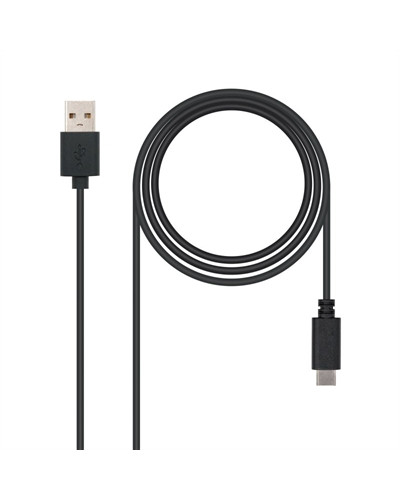 Nanocable Cable USB 2.0 3A Tipo USB-C/M-A/M 0.5 M