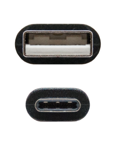 Nanocable Cable USB 2.0 3A Tipo USB-C/M-A/M 2 M