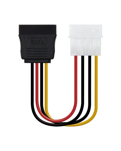 Nanocable Cable SATA, Molex M-SATA/H, 16cm