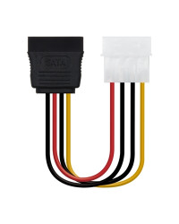 Nanocable Cable SATA, Molex M-SATA/H, 16cm
