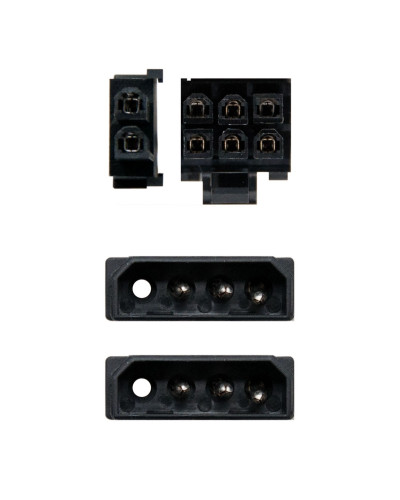 Nanocable Cable VGA 2x5.25"/M-PCI-E6+2PIN/M 20cm