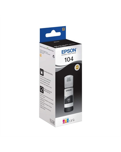Epson Botella Tinta Ecotank 104 Negro