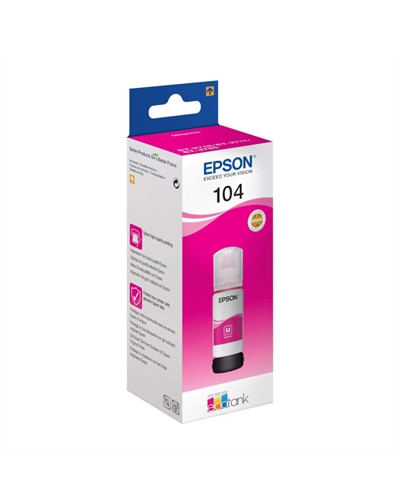 Epson Botella Tinta Ecotank 104 Magenta