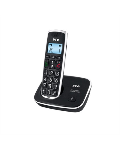 SPC 7608N Telefono DECT CONFORT KAISER Negro