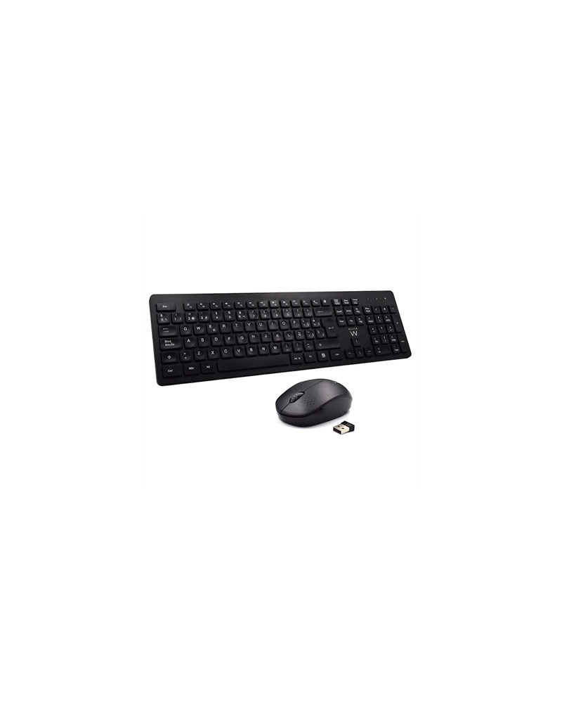 Ewent Teclado+Ratón Inalámbrico EW3256 Negro