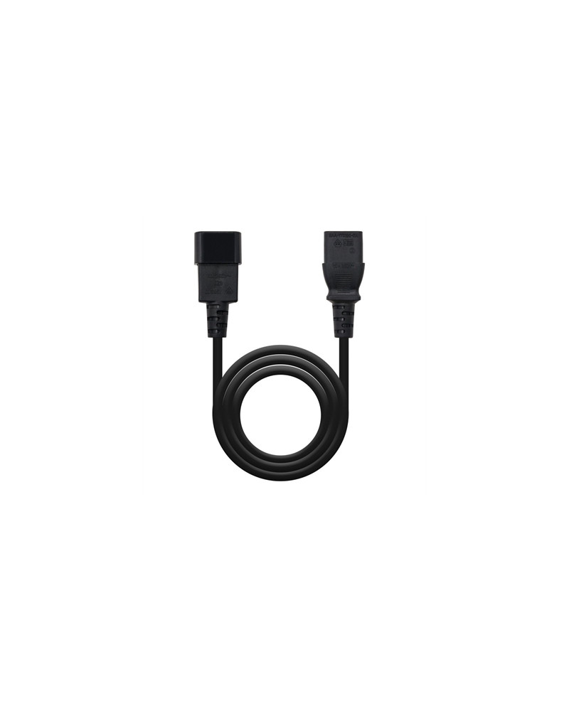 Nanocable Cable Alimentacion CPU, C13/H-C14/M, 3.M