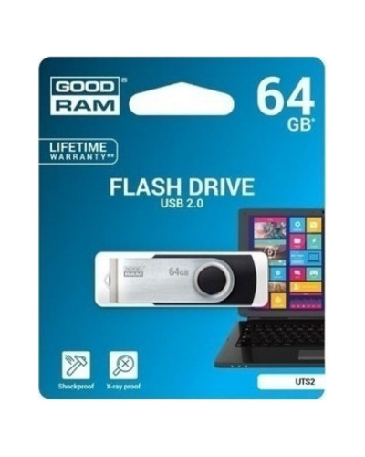 Goodram UTS2 Lápiz USB 64GB USB2.0 Negro