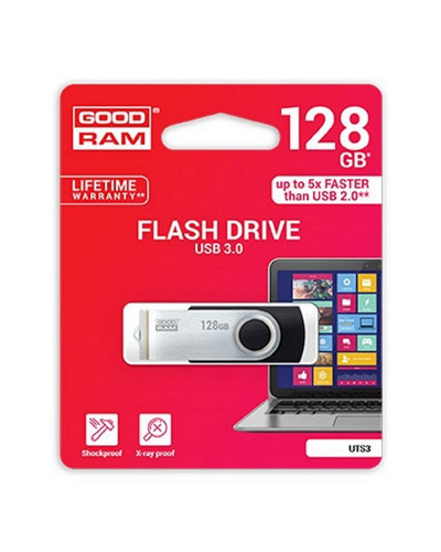 Goodram UTS3 Lápiz USB 128GB USB 3.0 Negro