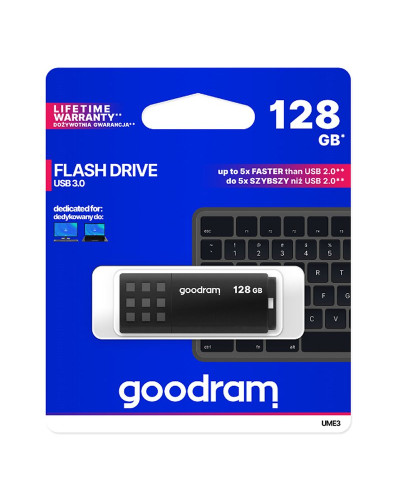 Goodram UME3 Lápiz USB 128GB USB 3.0 Negro