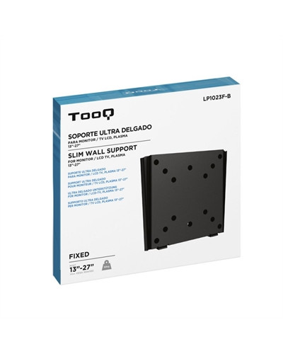 Tooq LP1023F-B Soporte TV 13"-27" Negro