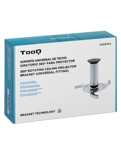 Tooq PJ1010TN-S Soporte Proyector Techo Plata