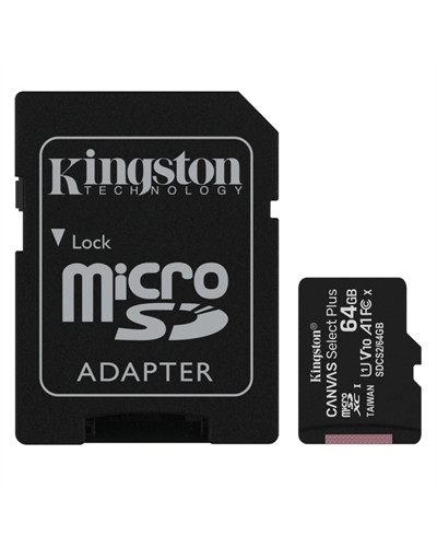 Kingston SDCS2/64GB micro SD XC clase 10 64GB c/a