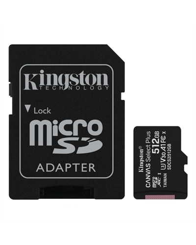 Kingston SDCS2/512GB microSD XC clase 10 512GB c/a