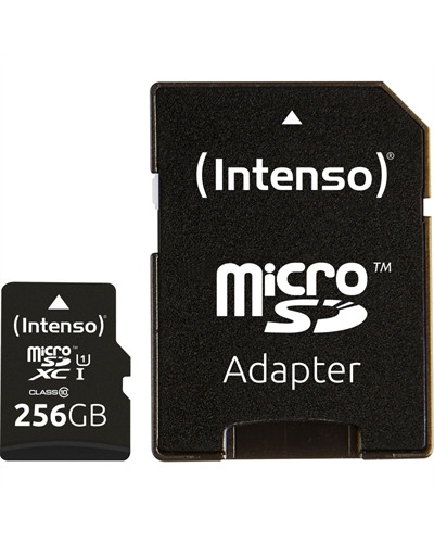 Intenso 3423492 Micro SD UHS-I Premium 256G c/adap