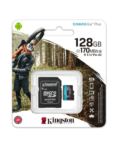 Kingston SDCG3/128GB microSD XC clase 10 128GB c/a