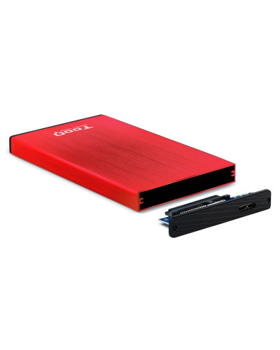 Tooq TQE-2527R Caja HDD 2.5" USB 3.1 Gen1/USB 3.0