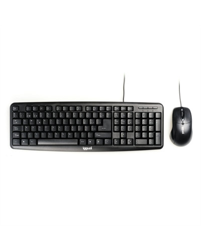 iggual Kit teclado y ratón COM-CK-BASIC negro
