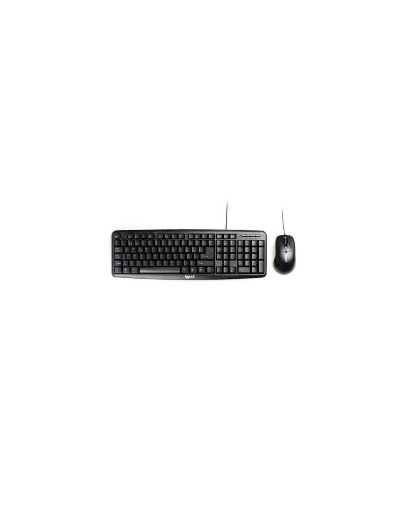 iggual Kit teclado y ratón COM-CK-BASIC negro