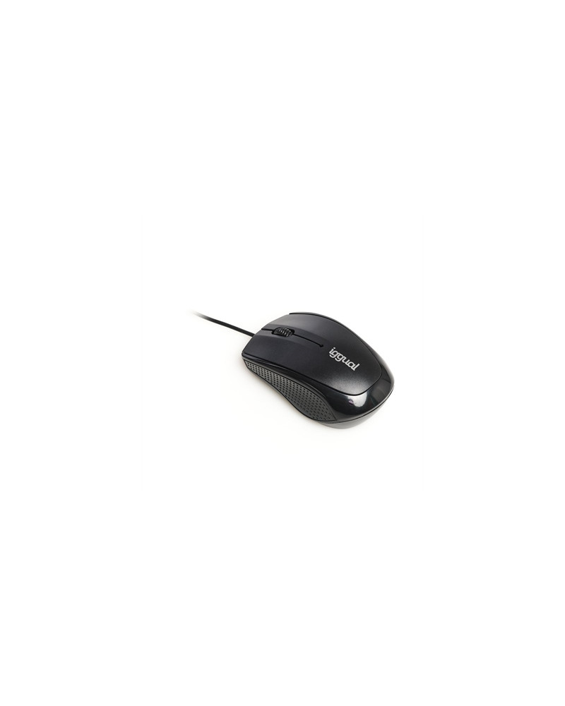 iggual Ratón óptico COM-BASIC-800DPI negro
