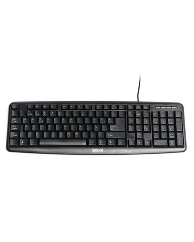 iggual Teclado estándar CK-BASIC-105T negro