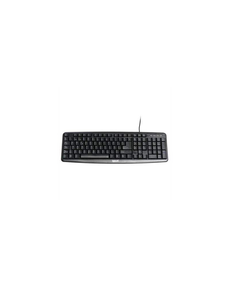 iggual Teclado estándar CK-BASIC-105T negro